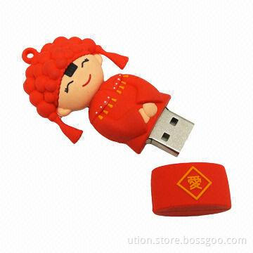 Wedding USB Flash Stick with 1 to 32GB Memory Capacity, Free Printing and Packaging